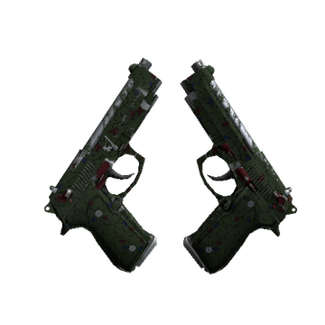 Dual Berettas | Briar (Field-Tested)